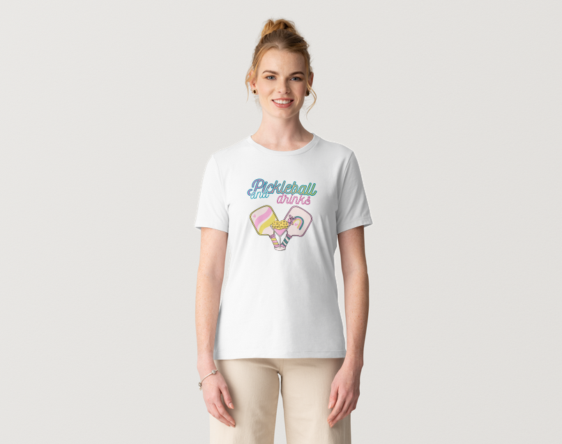 Pickleball Drinks Tee