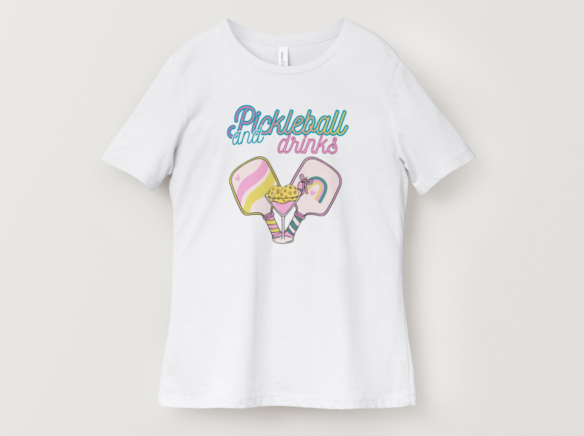 Pickleball Drinks Tee