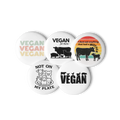 Vegan Be Kind_Set of pin buttons
