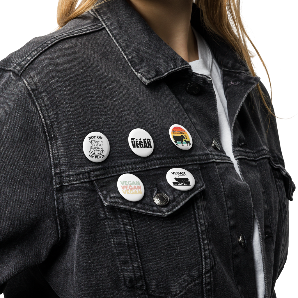 Vegan Be Kind_Set of pin buttons