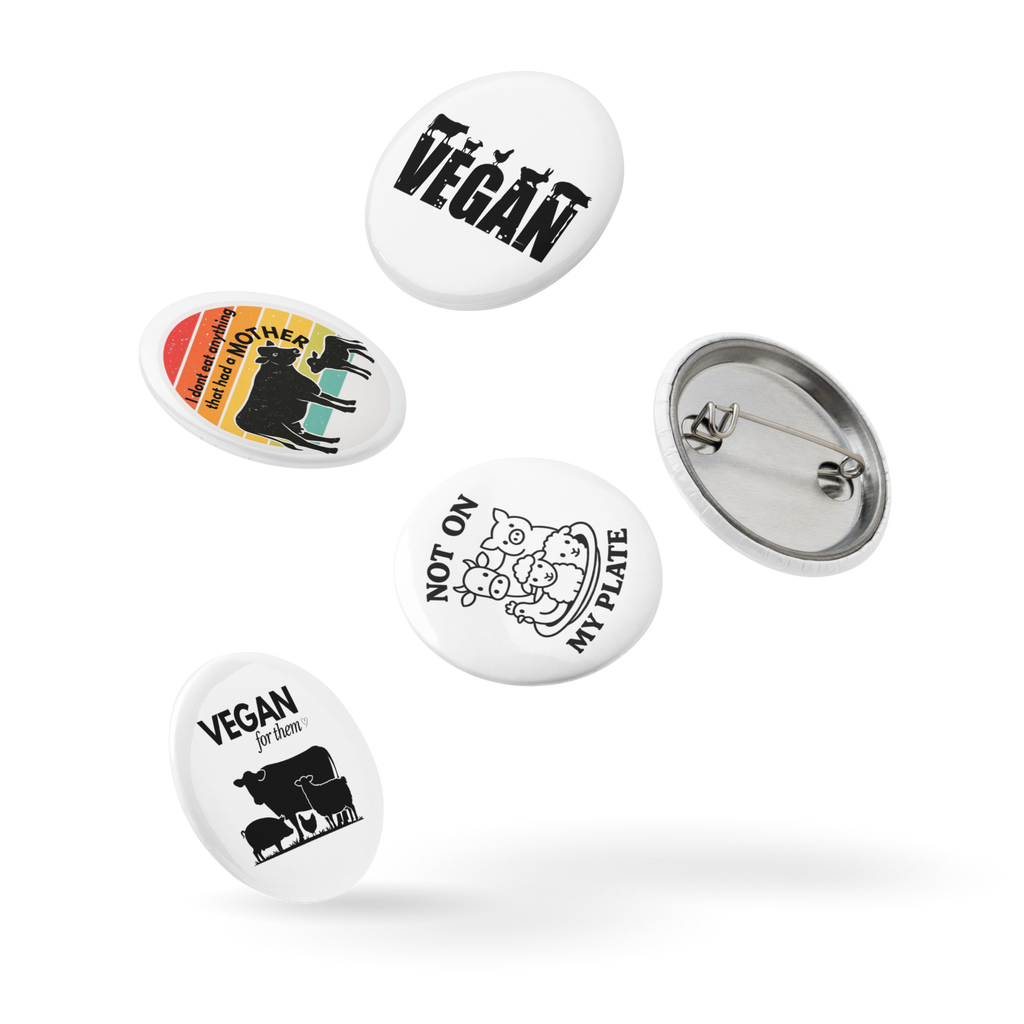 Vegan Be Kind_Set of pin buttons