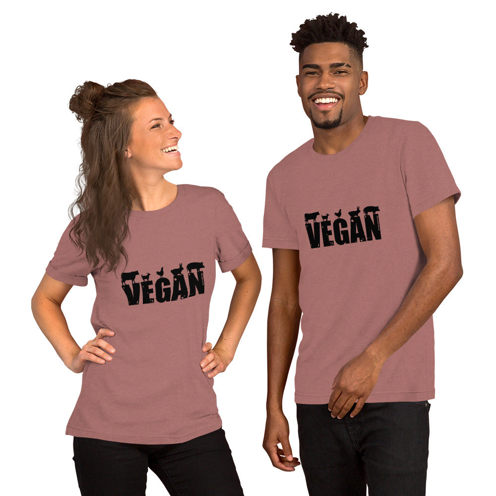 Vegan T-Shirt | Animal Lover Tee | Ethical Lifestyle Shirt | Plant-Based Graphic Tee | Unisex Bella + Canvas 3001